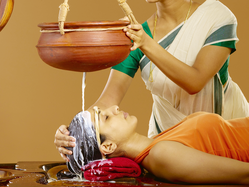 Shirodhara Head Massage Ayurveda Therapy